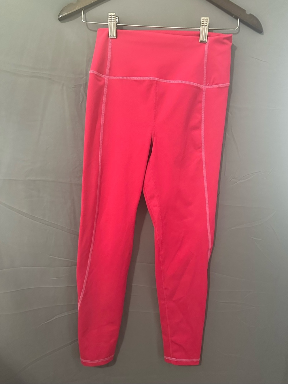 J. Crew Neon Pink High-Waist Leggings